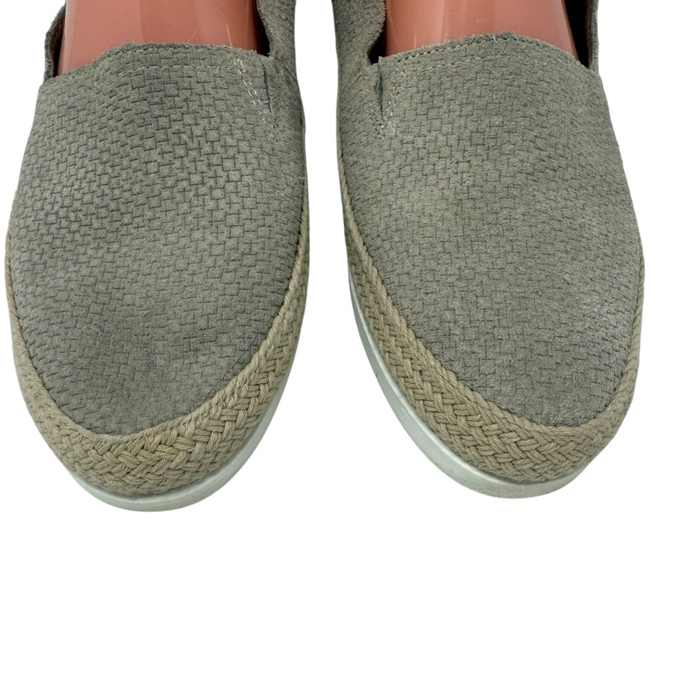 Donald Pliner Women’s Tan Perci Suede Espadrille Flat Slip On Loafers Size 7.5M - Picture 5 of 15